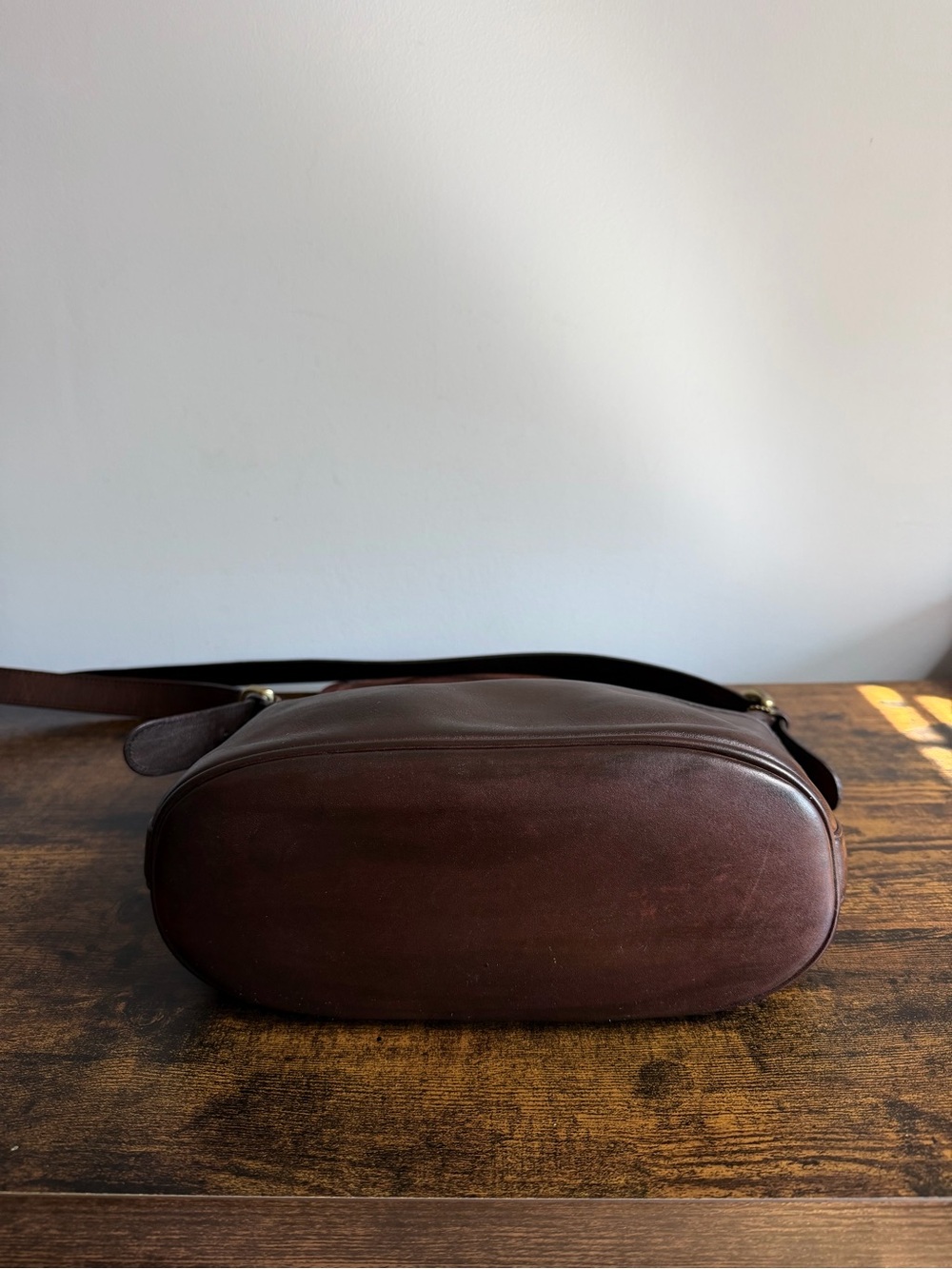 Vintage Coach Fletcher 4150 Brown Leather Crossbody Bag - Picture 8 of 15